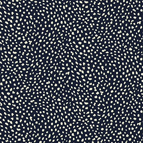 Graham & Brown Joules Guinea Spot French Navy Wallpaper | Easy Paste The Wall Application | Navy Geometric Design | Eco Friendly