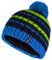 Trollkids Kinder Hafjell Bommelmütze, Nachtblau/Vivid-Blau/Limegrün, Größe 2-5 Years; 48-52cm