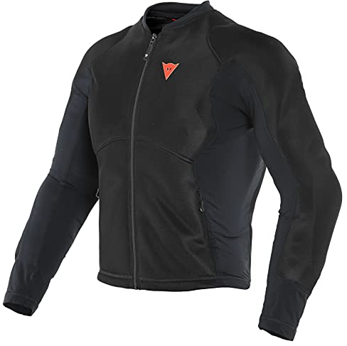 Dainese Pro-Armor Safety Jacket 2.0, Motorrad Schutzjacke Protektorenjacke, Schwarz/Schwarz, L
