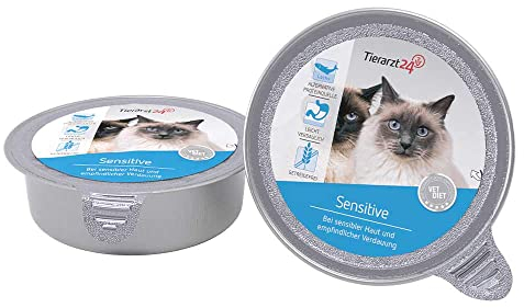 Tierarzt24 Vet Diet Sensitive Nassfutter für Katzen 12x 85 g