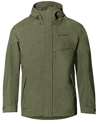 VAUDE Herren Regenjacke – Rosemoor Jacket II, wasserdicht und atmungsaktiv, funktionale 2-Lagen Outdoorjacke, Wassersäule 10.000 mm, cedar wood, S