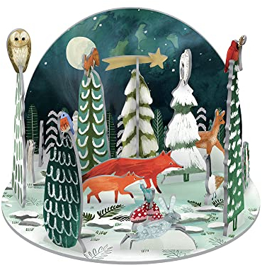 Pop & Slot Adventskalender, groß, Alpenfuchse, Roger la Borde, 3D-Adventskalender