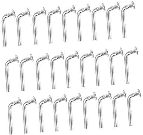 SOLUSTRE 100Pezzi Sicurezza Zincato per Scaffali Pallet Caduta Resistente per Progetti e