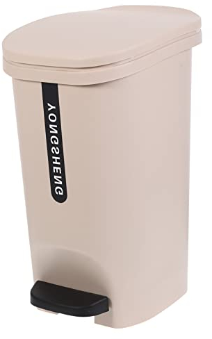 Hohopeti Poubelle à Pédale Pour Cuisine Et Salle De Bain Ouverture Facile Sans Baisser Conteneur à Déchets Domestique