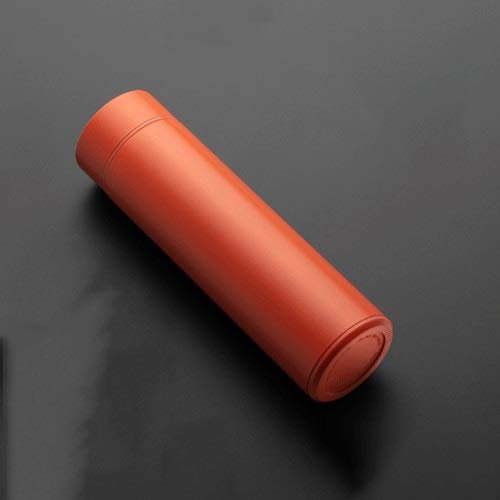 Taza de aislamiento inteligente, pantalla táctil LED, medición de temperatura, visualización de temperatura, taza de agua de gama alta, taza de agua masculina de acero inoxidable (color: negro