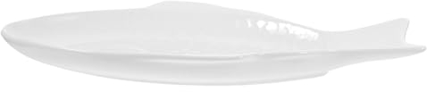 Alipis Plato De Pescado Que Sirve Con Plato De Bandejas Para La Fiesta De Alimentación Decorativa Placa De Comida Cerámica Plato De Pescado Plato En Forma De Pescado Plato En Forma De