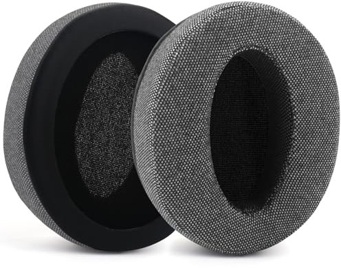 HD450BT - Cuscinetti auricolari di ricambio compatibili con cuffie Sennheiser HD4.50BT HD4.50BTNC HD4.50SE HD4.40BT HD450BT HD458BT HD4.30G, in memory foam ad alta densità (flanella grigia)