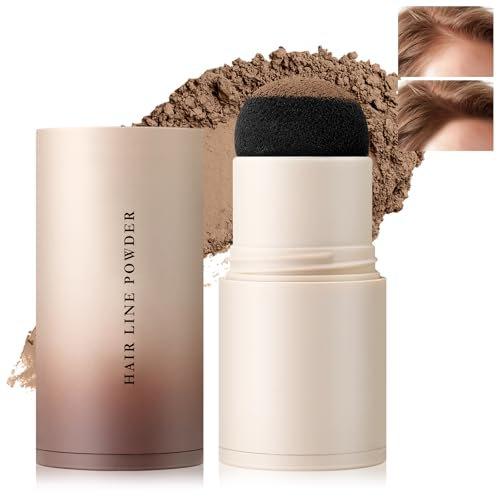 Boobeen Hairline Powder Stick, Retoque de Raíz de Cabello, Contorno de Sombra Impermeable para Mujeres y Hombres para Cabello Ralo