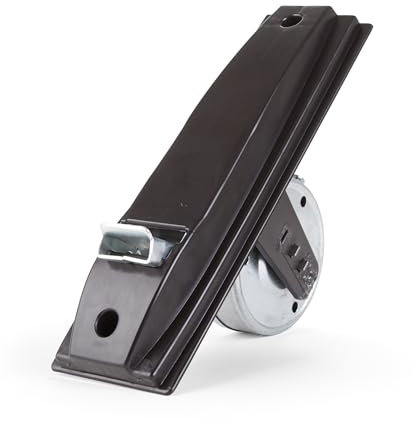 IdeaGenesis - Recogedor persiana para Empotrar o Encastrado en persianas enrollables interior | Enrollador persiana para embutir en obra | Sistema Universal Resistente (Marrón sin Cinta, Grande)