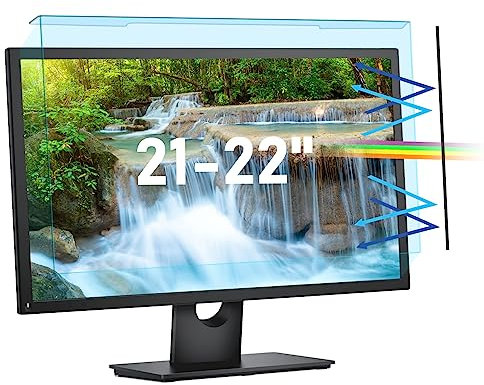 LAMA 21-22 Universal Anti Blue Light Filter for Computer Monitor- Anti-Glare Screen Protector for 21-22 inch Monitor - Hanging Type - Eye Protection, Reduce Eye Strain(WxH: 19.3x12.4)