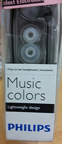 Philips in-ear cuffie musica Colori design leggero – nero