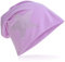 Miobo Jersey Slouch Beanie Long Mütze Stern mit Strass Stern Applikation,Flieder