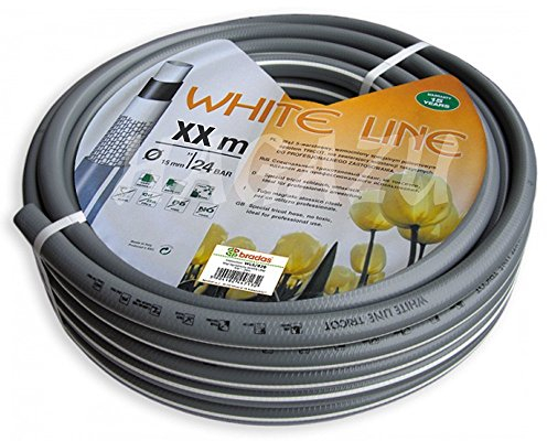 Hochwertiger Profi Gartenschlauch WHITE LINE 5 Schichten, 20m - 3/4 (Zoll)
