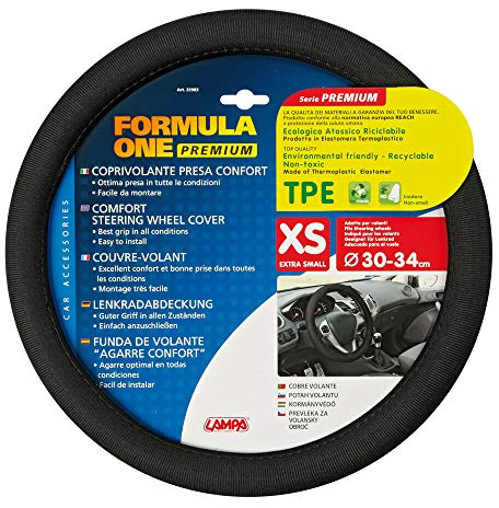 LAMPA 32983 Funda cubierta para el volante Cubrevolante Funda para volante Cubre volante