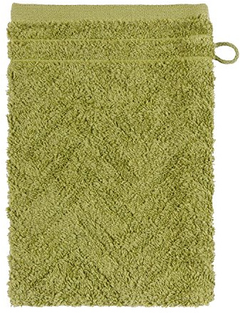 Frottana Elegance – Waschhandschuh 15 x 20 cm aus 100% Baumwolle, Kiwi