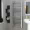 1200 x 400 mm Straight Heated Towel Rail Chrome Bathroom Ladder Radiator