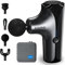 RENPHO Massagepistole, Mini Massage Gun, Tiefengewebe Percussion Muskel Massage Pistole mit 4 Köpfen und 5 Modi, tragbare Größe, lange Lebensdauer der Batterie, Geschenk für Mann, Frauen - Schwarz