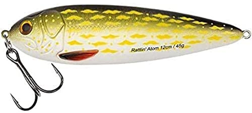 Abu Garcia Rattlin' Atom Hard Bait Angelköder – extra laute Rassel und scharfer Drillingshaken