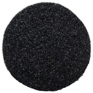 Copytec Flausch RUND Patch 7,5cm schwarz Gegenstück für Uniform Aufnäher 32348
