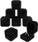 YUEYUAN Ringbox 8 Pcs Schmuckschatulle Samt Ohrring Etui Schmuckschatulle Samt Schwarz Ring Schmuck Etui Ringschachtel Schmuck-Etui für Ring Ohrstecker für Vorschlag Heiraten Laden Schmuck