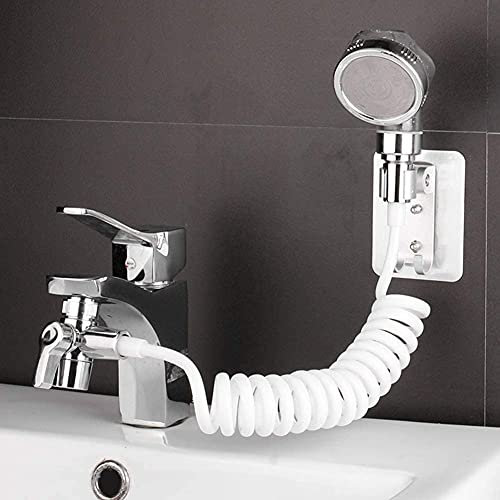 Set doccia per lavandino, soffione, doccetta del bagno, perfetto per lavare i capelli o lavare animali domestici