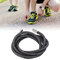 6mm Seil Kordel Trim Breite Glänzend Glitzer Dekoratives Zubehör für Schuhe Bekleidung(Fixed Length: 120cm long-6mm breites schwarzes Netz weiße Raute)