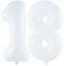 DIWULI Luftballon 18 Geburtstag - Zahl Deko Geburtstag