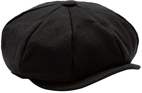 Baskenmütze Damen Herren Winterbaske Warm Barett Klassische Schirmmütze Britisch Stil Wollbaske Kälteschutz Wintermütze Vintage Damenbaske Herrenbaske für Herbst Winter
