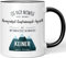 JUNIWORDS Tasse, Leg Dich Niemals mit Einer Pharmazeutisch-kaufmännische Angestellte an. Sie kennt Plätze, an denen Dich keiner mehr findet, Schwarz (5101480)