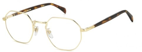 DAVID BECKHAM Brille DB 1133 Größe 50-21 mm Gold Braun Horn
