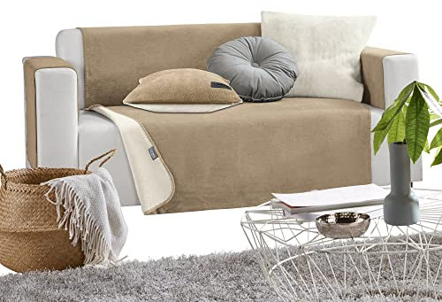 Looks by Wolfgang Joop Sessel- und Sofaschoner Natur/beige Größe 100x200 cm