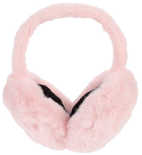 Ciieeo Cache-oreilles En Peluche D'hiver Pour Filles - Couvre-oreilles Chaud Antibruit - Casque Pour L'hiver Plus Chaud - Écouteur Pour Dormir - Cadeau De Noël Pour Enfant
