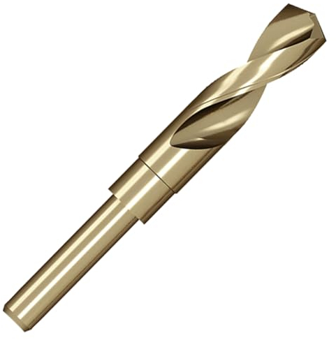 Meccion HSS-Co Broca para Metal 19mm Profesionales Brocas Helicoidal para Metal, Acero Inoxidable, Aluminio y No Ferrosos, Estándar DIN 338