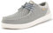 Kickback Haven Shoes - Mocassins pour Hommes - Couleur Silver Grey - Chaussures légères à Lacets pour Hommes - Chaussures Confortables pour Hommes - Chaussures à Enfiler pour Hommes - Taille EU 40