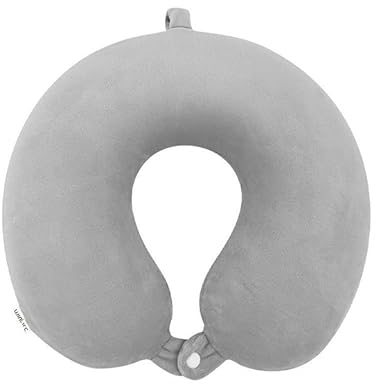 WINLIFE Memory Foam Nackenkissen Stützkissen luxuriöses kompaktes Schlafrestkissen (Grau)