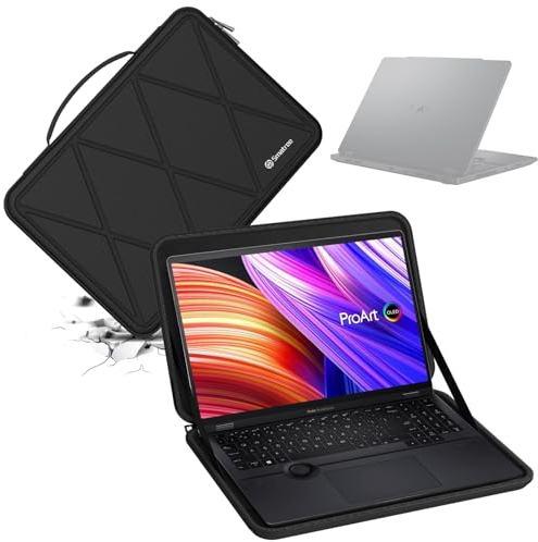 Smatree Custodia protettiva rigida in EVA compatibile con ASUS ProArt Studiobook Pro 16 OLED da 16 pollici, custodia rigida impermeabile per laptop ASUS ProArt Studiobook 16 OLED da 16 pollici (X8309)