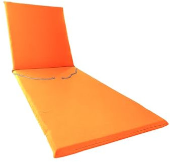 Il Tuo Artigiano Design Kissen für Sonnenliege, faltbar, aus Baumwolle, halb-wasserabweisend und schmutzabweisend, hergestellt in Italien (Senf)