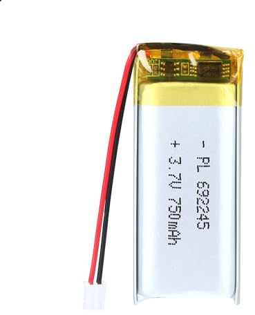 3.7V 750mAh Akku 692245 Lithium-Polymer-Ionen-Lithium-Ionen-Li-Po-Akku mit 2P-PH-Anschluss mit 2.0 mm Rastermaß