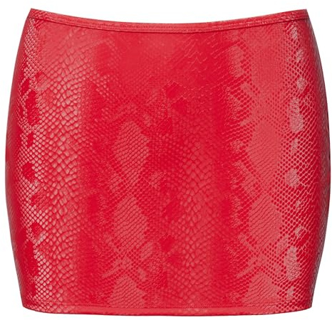 Cottelli PARTY Damen Minirock, Rot, S