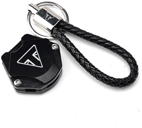 SiMuRYP Coque de clé de Moto pour Triumph Tiger Sport 660 Trident 660 Tiger 900 2020-2024 Porte-clés Coque Et Porte-clés (Couleur : H)