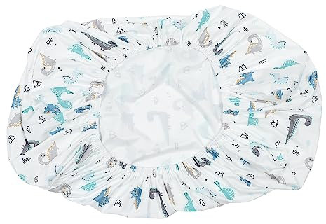 MERRYHAPY Bassinet-matratzenbezug Mit Abnehmbarem Design Atmungsaktives Und Bequemes Sommer-Muster Geeignet Für Standard-Bassinet-matratzen Für Neugeborene
