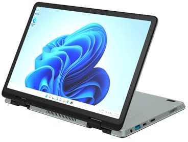 Tuofudun 10.95 inch Mini Computer, L20 360° YOGA Laptop IPS Touch Book N100 Max 32G DDR4 2T SSD Portable Office Notebook Tablet