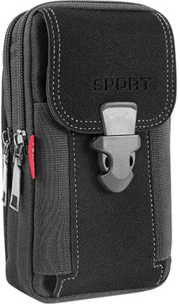 Sac Banane Homme Pochette Telephone Portable Pochette Noir Ceinture Homme Tactique Etui Telephone,Petite Sacoche Homme Sac Banane pour Randonnée Voyage Sport Plein