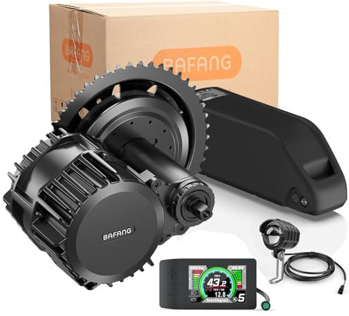 Bafang 52V 1000W Mittelmotor BBS-HD mit 52V20Ah Yingwu-Batterie und 500C Display- Elektrofahrrad-Setzkasten,Ebike Mittelmotor BBS03 G320 Ebike Conversion Kit für BB68mm Mountainbike