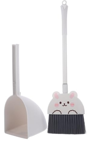 IMIKEYA 1 Set Scopa e Paletta per Bambini Scopa Domestica per Bambini Strumento di Pulizia della casa Piccolo Strumento di Pulizia Bambino Scopa Piccola scopetta Pagine