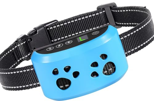 Dog Bark Collar, Svtrat Smart Bark Collar for Small Medium Large Dogs Anti Bark Collars with 4 Training Modes and 7 Level Sensitivity, Barking Collar