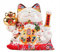 GATO DE SUERTE CHINA de cerámica de 11 pulgadas con brazo oscilante (28 cm) MANEKI NEKO