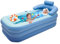 Vasca da bagno gonfiabile, 150 x 80 × 75 cm, portatile pieghevole per adulti, blu autoportante, PVC, piscina gonfiabile per la doccia domestica, può essere usato come doccia bagno caldo
