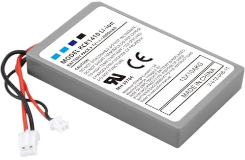 HOMEWQ 4X 2000-mAh-Akku, kompatibel mit Sony PS4 Dualshock 4 V1 V2 Wireless Controller – PS4, PS4 Pro und PS4 Slim Gamepad(1 Pc 2.0Ah Battery)