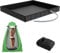 Rppiup Camping Shower Tray, 104x104x13cm Large Foldable Shower Base, Foldable Shower Tray with Drain Pipe, Non-Slip Portable Camping Awning for Indoor Outdoor Camping, Pet Shower Bathing Tray
